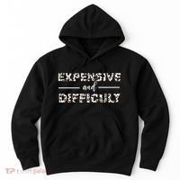 Funny Expensive And Difficult Leopard Sassy Mom Sarcastic Hoodie thumb 0