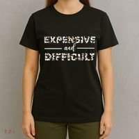 Funny Expensive And Difficult Leopard Sassy Mom Sarcastic T-Shirt thumb 4