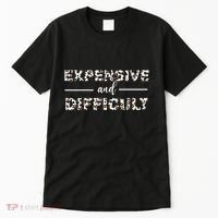 Funny Expensive And Difficult Leopard Sassy Mom Sarcastic Tall T-Shirt thumb 0