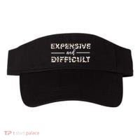 Funny Expensive And Difficult Leopard Sassy Mom Sarcastic Visor thumb 0