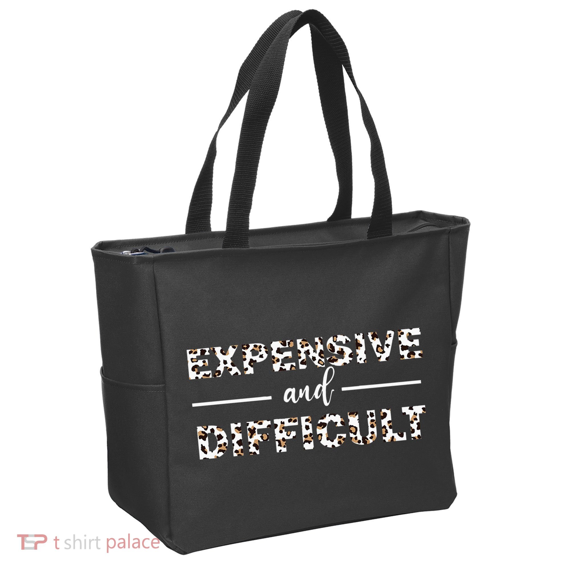 Funny Expensive And Difficult Leopard Sassy Mom Sarcastic Tote Bag