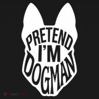 Funny Easy Adult Halloween Costumes Pretend I'm Dogman Long Sleeve Shirt thumb 2