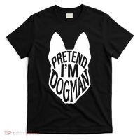 Funny Easy Adult Halloween Costumes Pretend I'm Dogman T-Shirt thumb 0