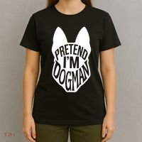 Funny Easy Adult Halloween Costumes Pretend I'm Dogman T-Shirt thumb 4