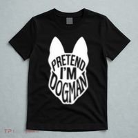 Funny Easy Adult Halloween Costumes Pretend I'm Dogman T-Shirt thumb 5
