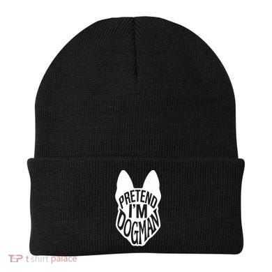 Funny Easy Adult Halloween Costumes Pretend I'm Dogman Beanie