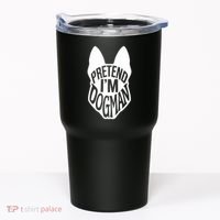 Funny Easy Adult Halloween Costumes Pretend I'm Dogman Tumbler thumb 0