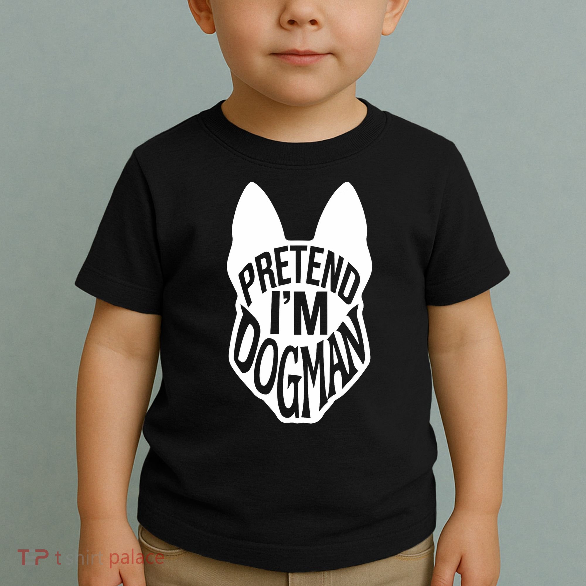 Funny Easy Adult Halloween Costumes Pretend I'm Dogman Toddler T-Shirt