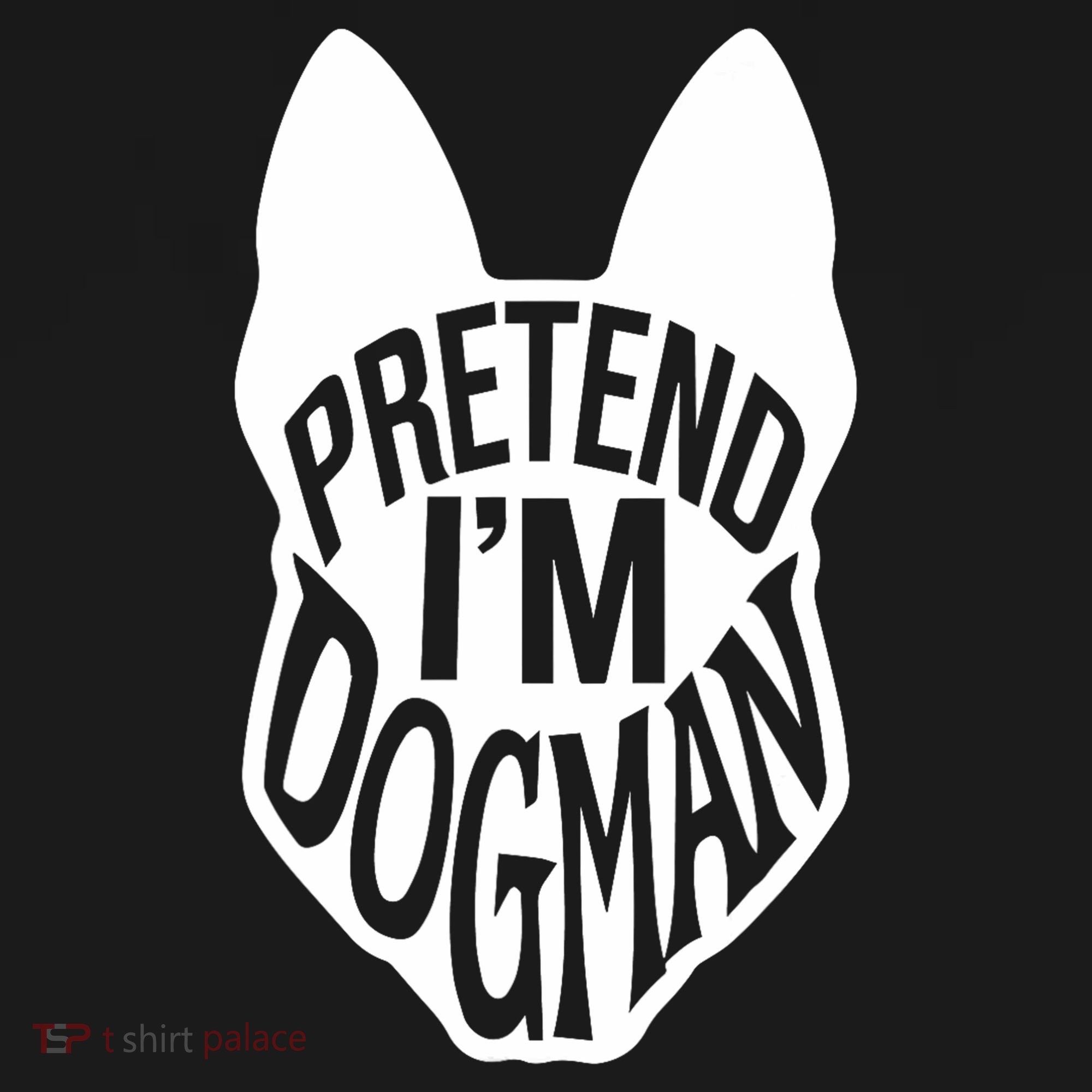 Funny Easy Adult Halloween Costumes Pretend I'm Dogman Visor