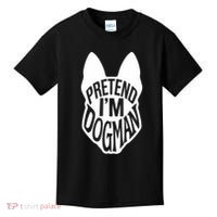 Funny Easy Adult Halloween Costumes Pretend I'm Dogman Kids T-Shirt thumb 0