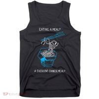 Funny Eating A Meal A Succulent Chinese Meal Tank Top thumb 0