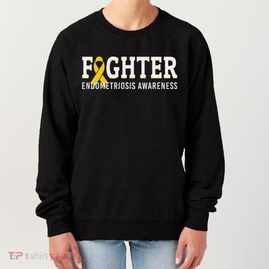 Fighter Endometriosis Awareness Month Ribbon Endo Warrior Women's Sweatshirt