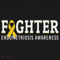 Fighter Endometriosis Awareness Month Ribbon Endo Warrior Apron thumb 3