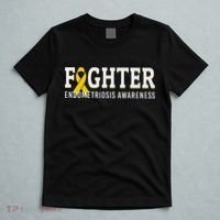Fighter Endometriosis Awareness Month Ribbon Endo Warrior T-Shirt thumb 5