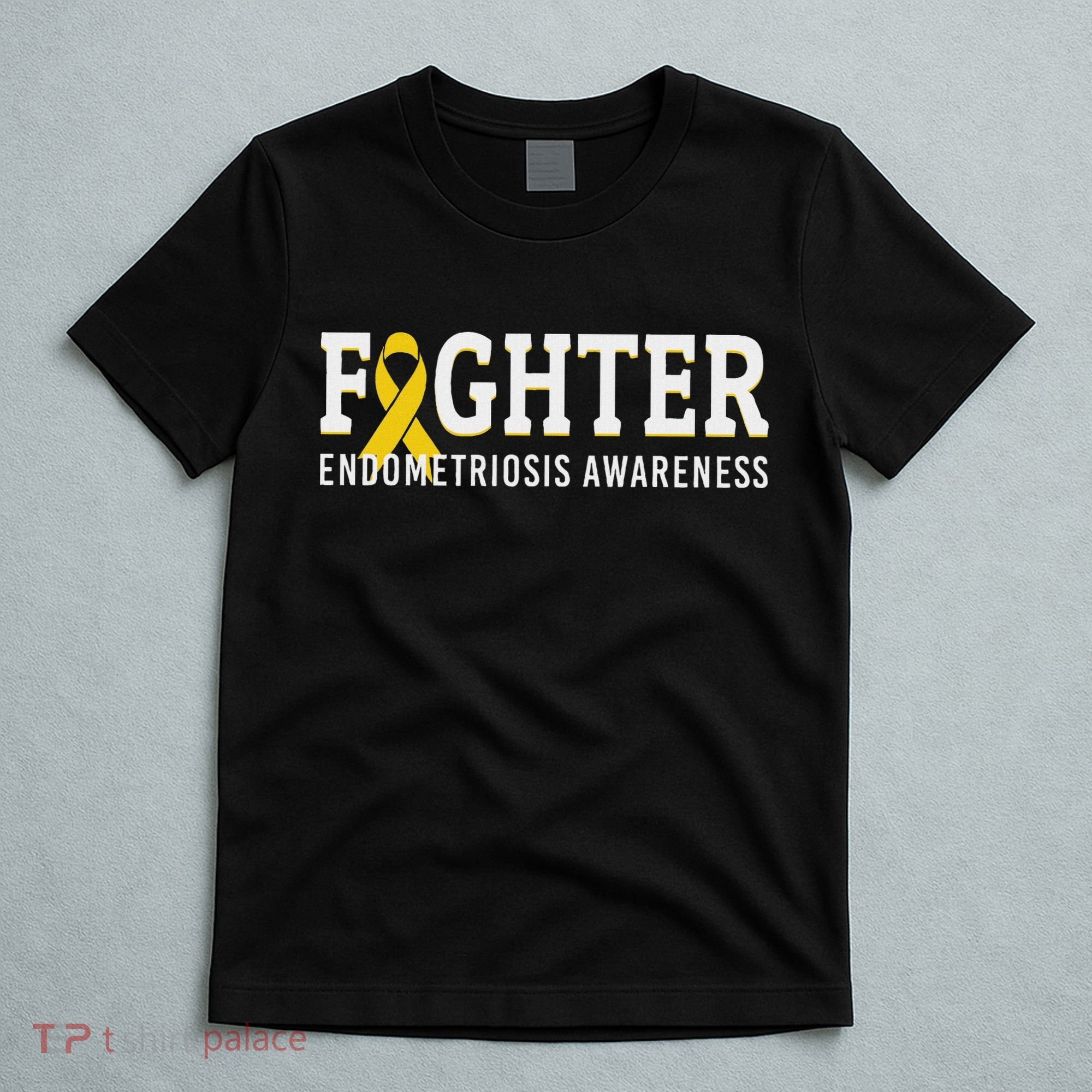 Fighter Endometriosis Awareness Month Ribbon Endo Warrior T-Shirt