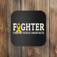 Fighter Endometriosis Awareness Month Ribbon Endo Warrior Coaster thumb 0