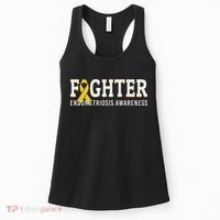 Fighter Endometriosis Awareness Month Ribbon Endo Warrior Women's Tank Top thumb 0