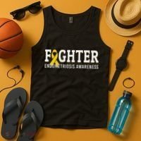 Fighter Endometriosis Awareness Month Ribbon Endo Warrior Tank Top thumb 4