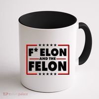 F Elon and the Felon Coffee Mug thumb 1