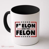 F Elon and the Felon Coffee Mug thumb 0