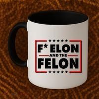 F Elon and the Felon Coffee Mug thumb 2