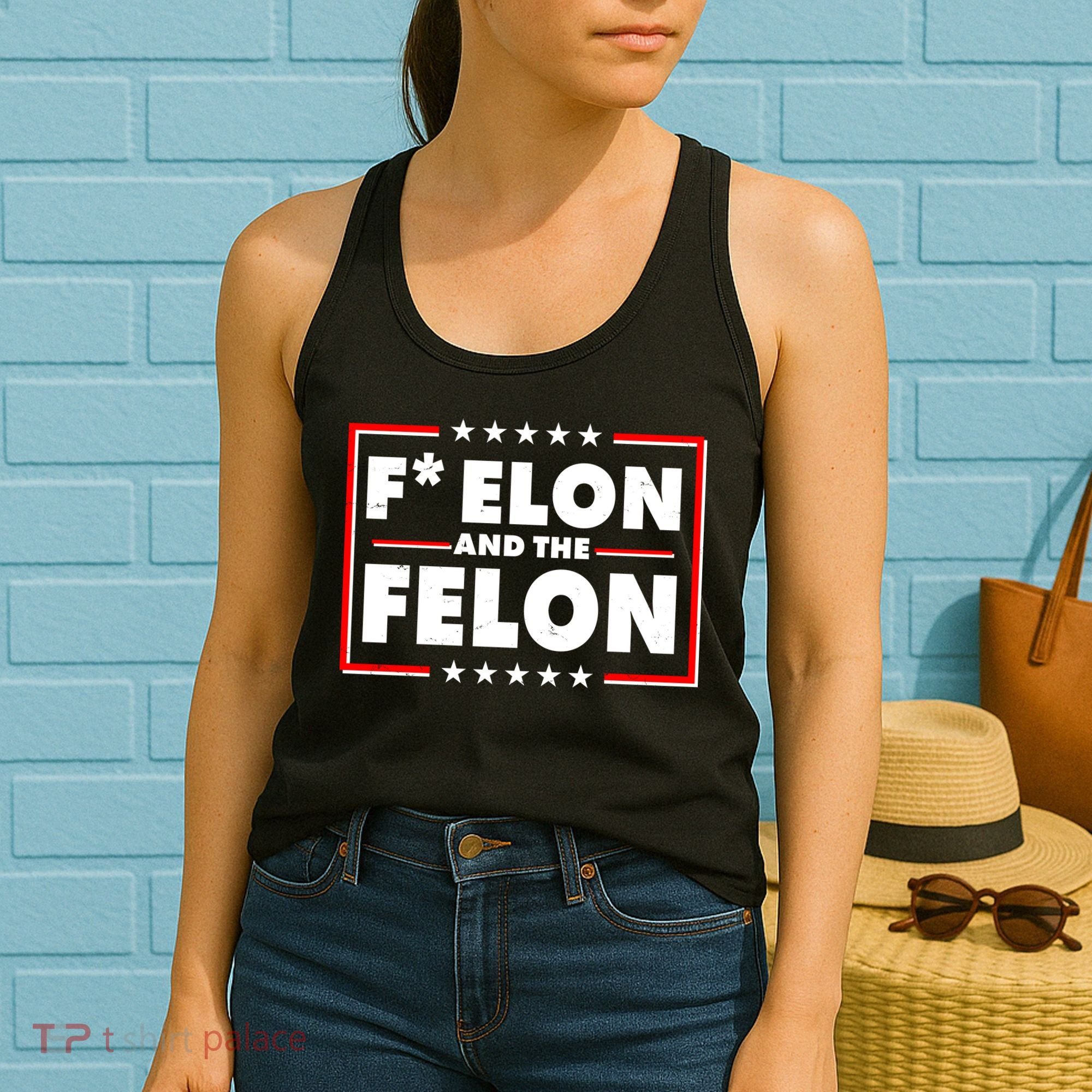F Elon and the Felon Women's Tank Top