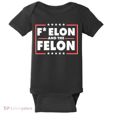 F Elon and the Felon Baby Bodysuit