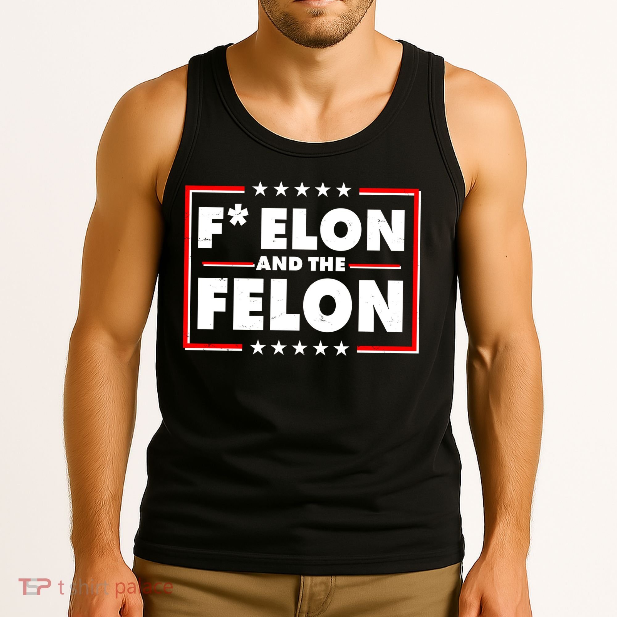 F Elon and the Felon Tank Top