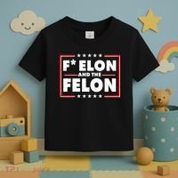 F Elon and the Felon Toddler T-Shirt thumb 3