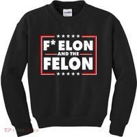 F Elon and the Felon Kids Sweatshirt thumb 0