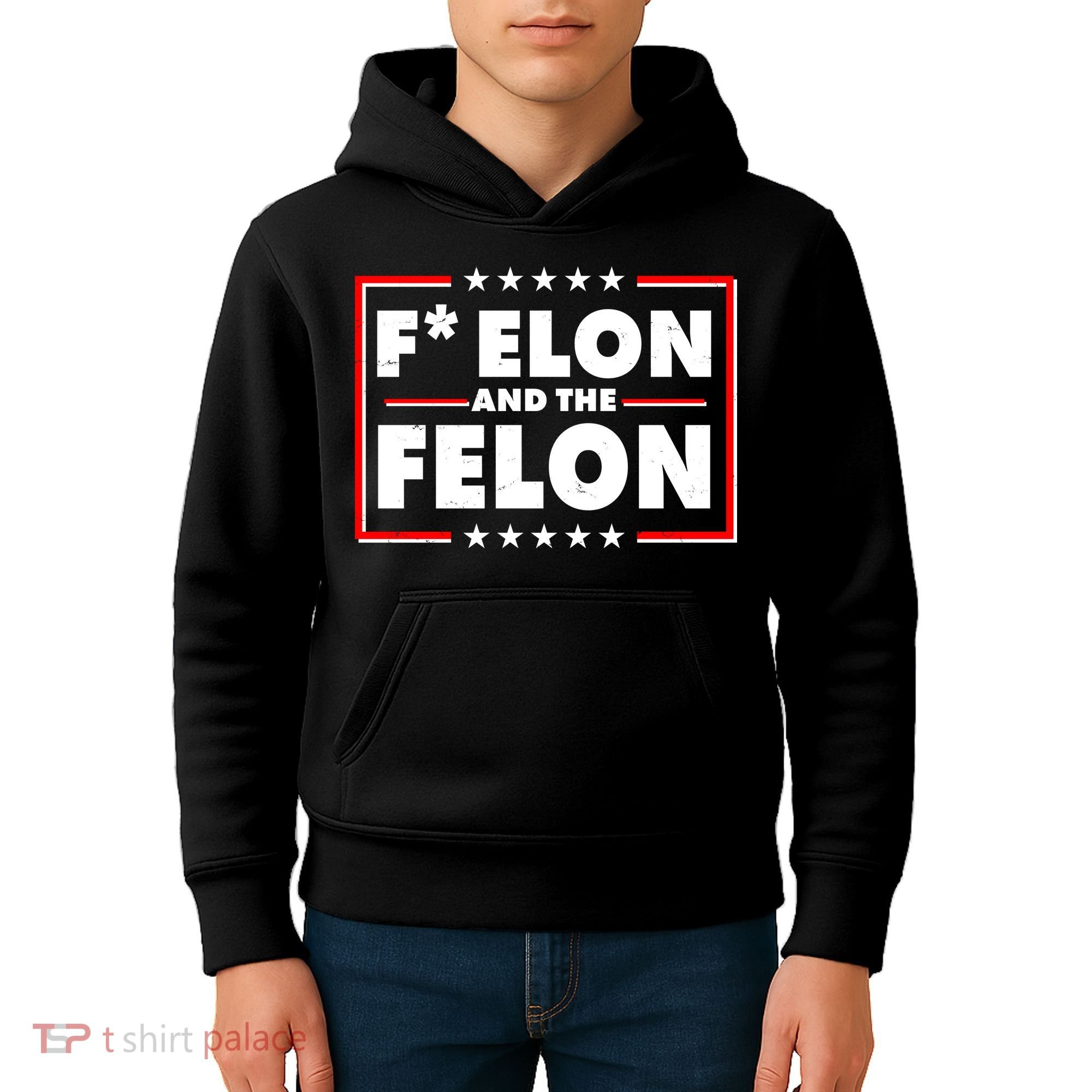 F Elon and the Felon Kids Hoodie