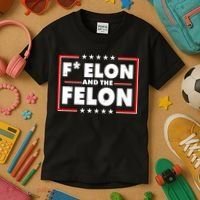 F Elon and the Felon Kids T-Shirt thumb 3