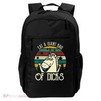 Funny Eat A Bag Of Dicks Gift Backpack thumb 0