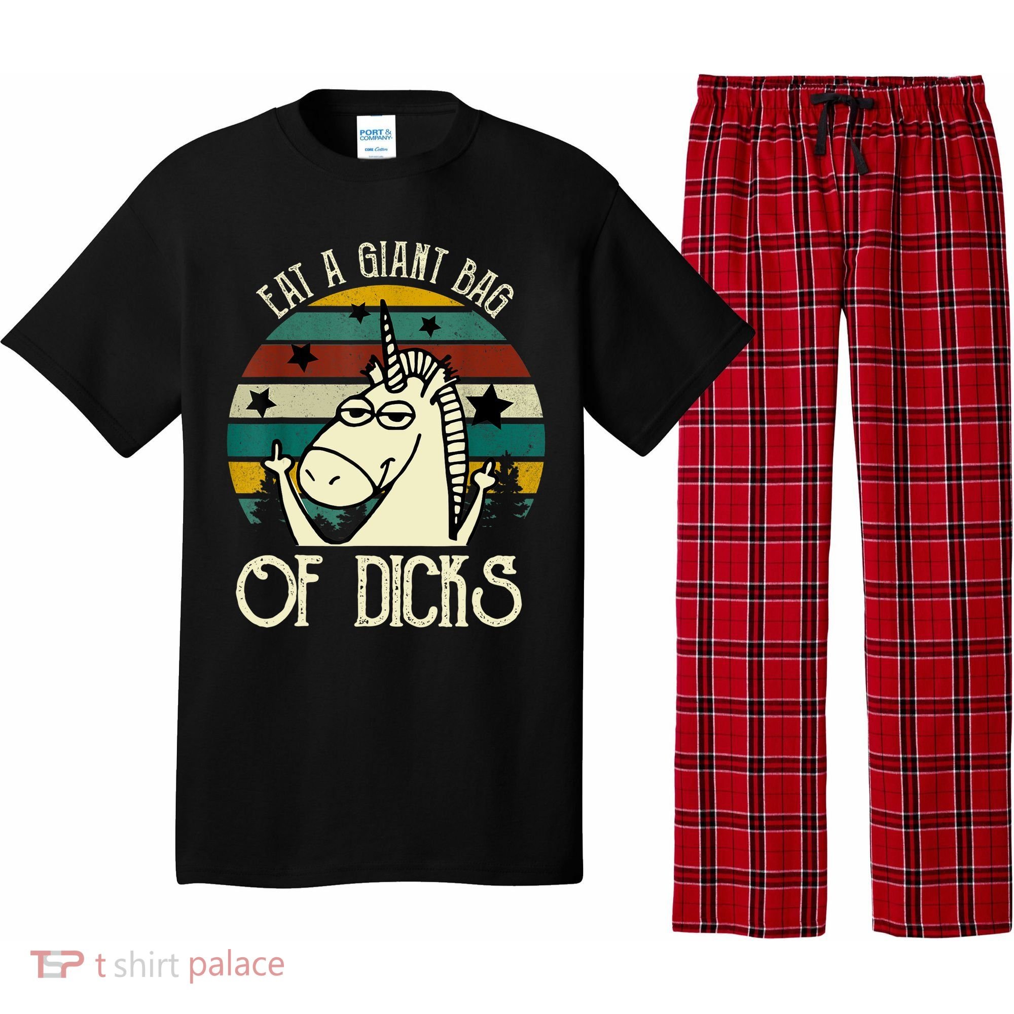 Funny Eat A Bag Of Dicks Gift Pajama Set