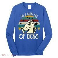 Funny Eat A Bag Of Dicks Gift Long Sleeve Shirt thumb 0