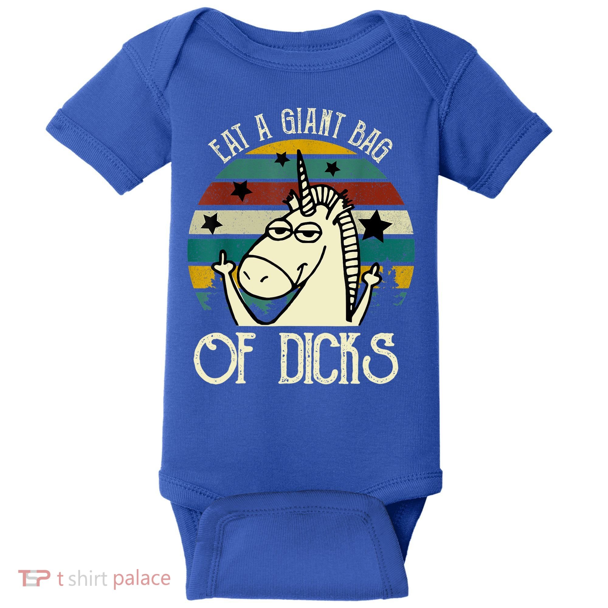 Funny Eat A Bag Of Dicks Gift Baby Bodysuit