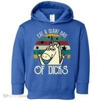 Funny Eat A Bag Of Dicks Gift Toddler Hoodie thumb 0