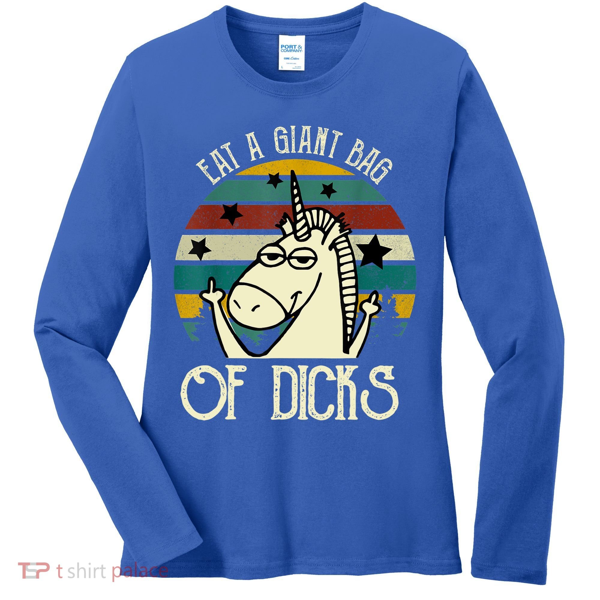 Funny Eat A Bag Of Dicks Gift Women's Long Sleeve Shirt