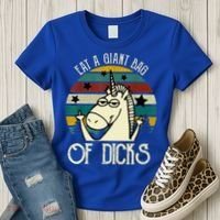 Funny Eat A Bag Of Dicks Gift Women's T-Shirt thumb 3
