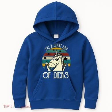 Funny Eat A Bag Of Dicks Gift Kids Hoodie
