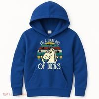 Funny Eat A Bag Of Dicks Gift Kids Hoodie thumb 0