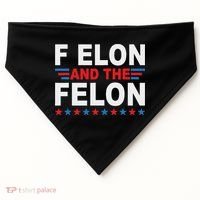 F Elon And The Felon USA-Made Doggie Bandana thumb 0