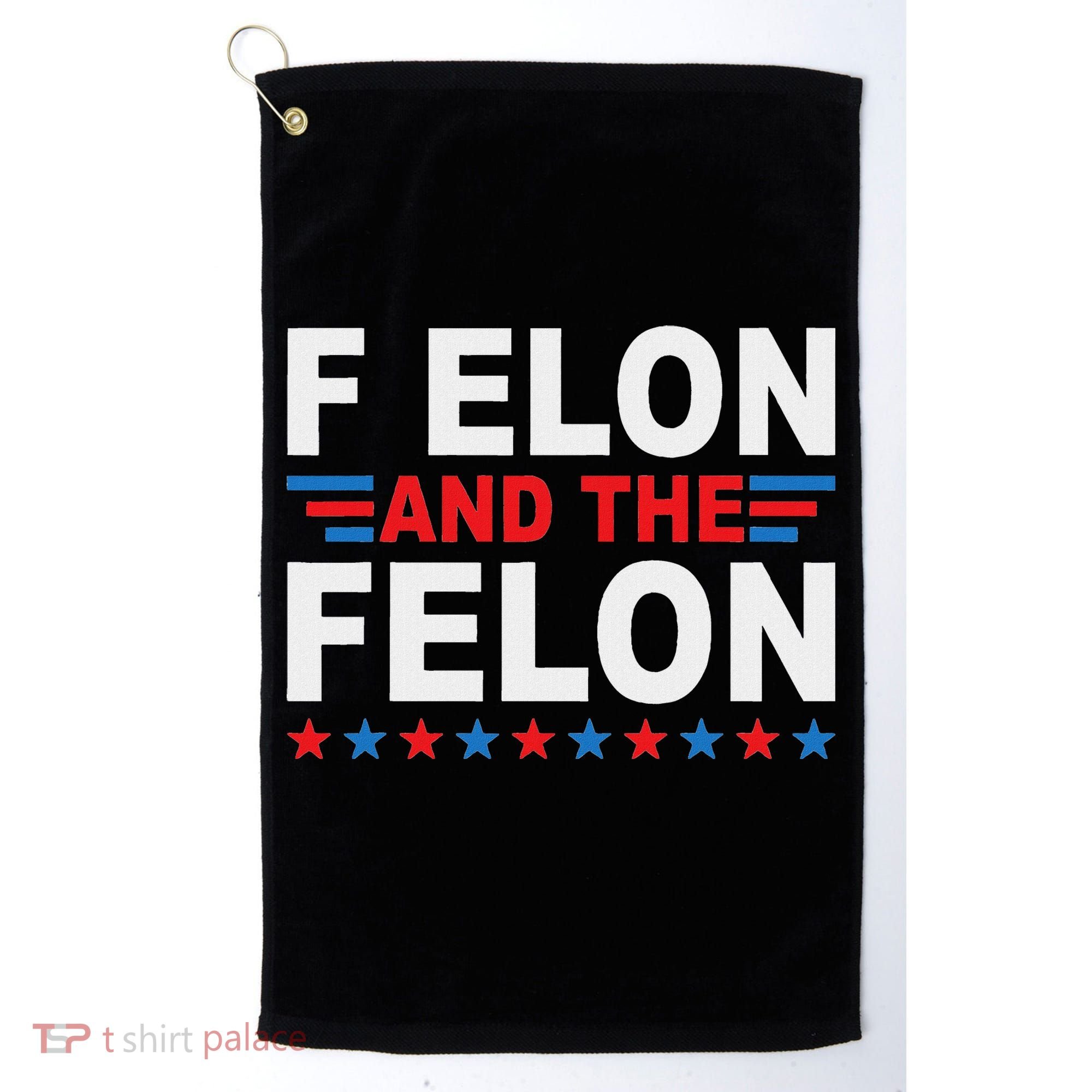 F Elon And The Felon Golf Towel