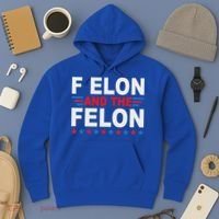 F Elon And The Felon Hoodie thumb 3
