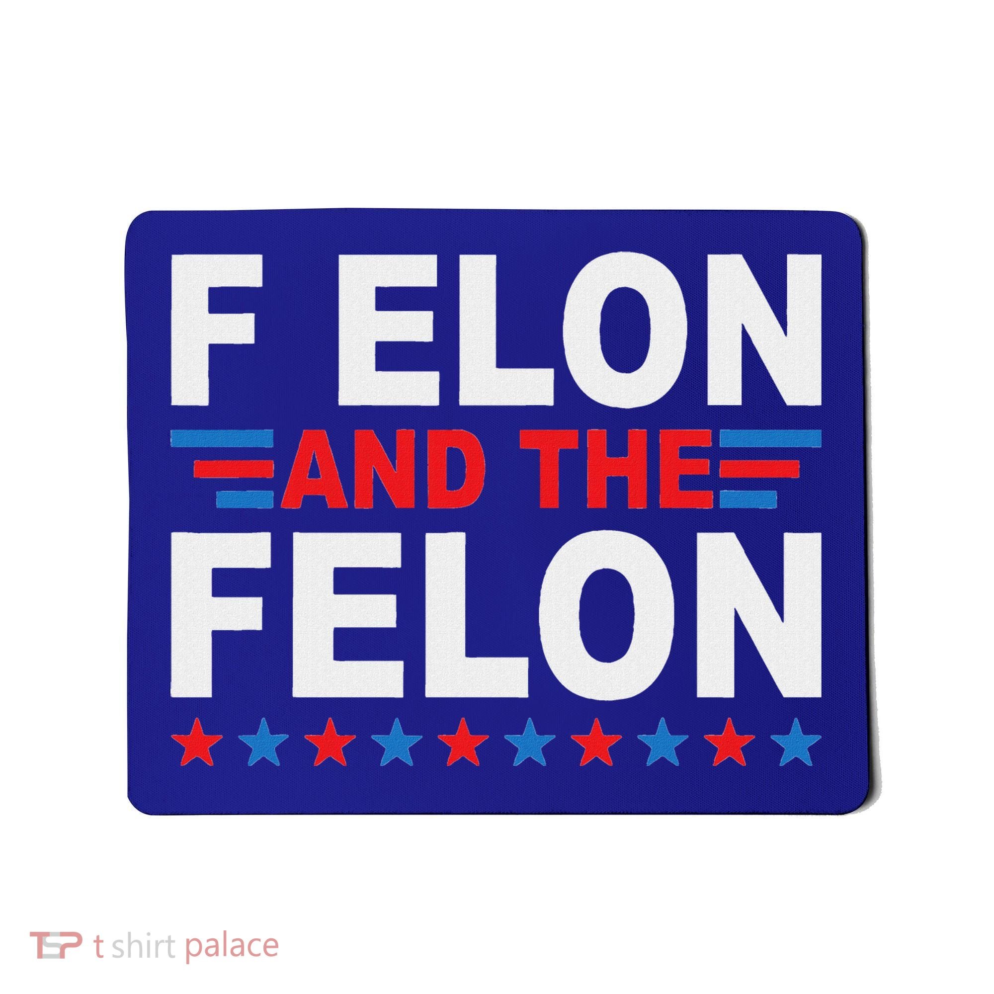 F Elon And The Felon Mousepad