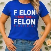 F Elon And The Felon Women's T-Shirt thumb 2
