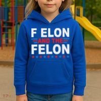 F Elon And The Felon Kids Hoodie thumb 3