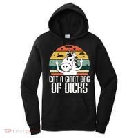 Funny Eat A Giant Bag Of Dicks Gift Funny Unicorn Apparel Item Gift Women's Hoodie thumb 0