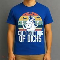 Funny Eat A Giant Bag Of Dicks Gift Funny Unicorn Apparel Item Gift T-Shirt thumb 3