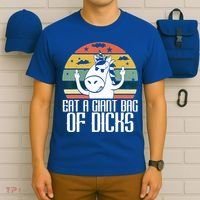 Funny Eat A Giant Bag Of Dicks Gift Funny Unicorn Apparel Item Gift T-Shirt thumb 6